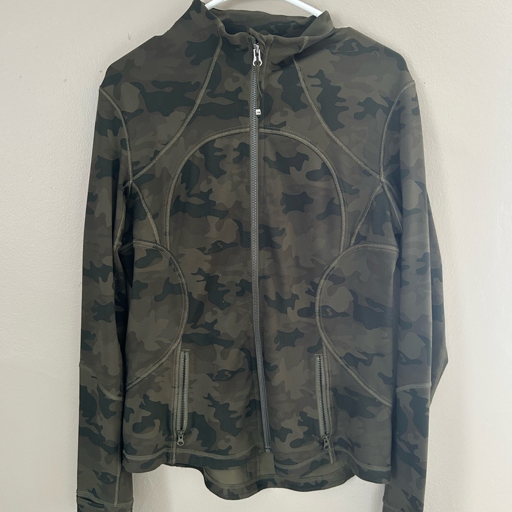 Lululemon Olive Camo Jacket